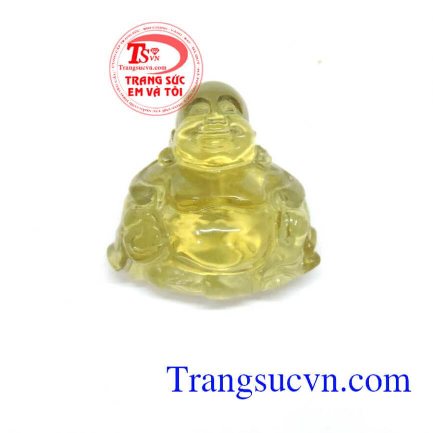 Phật di lặc thạch anh vàng giá tốt