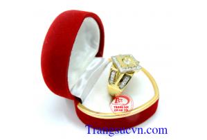 Nhẫn nam vàng tây kiểu đẹp