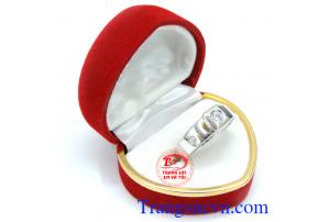 Nhẫn nam vàng trắng sang trọng