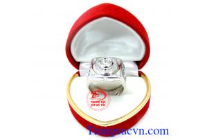 Thiết kế nhẫn nam đẹp theo yêu cầu trên máy 3D, tư vấn gắn đá quý theo mệnh, nhẫn nam hộ mệnh. giao toàn quốc