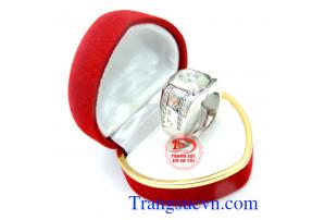 Nhẫn nam kim cương đẳng cấp, nhẫn nam đẹp Uy tín, Khách hàng ưa chuộng vàng trắng giao toàn quốc thanh toán an toàn tuyệt đối