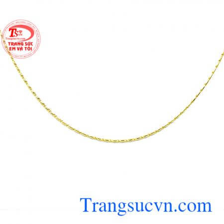 Sản phẩm dây chuyền vàng tây ,kiểu dáng hiện đai thời trang giá thành hợp lý