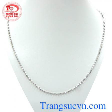Dây chuyền vàng ý dạng bi