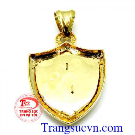 mặt vàng đẹp, thiết kế theo yêu cầu, giao hàng toàn quốc, Mặt dây rồng 10k sáng bóng