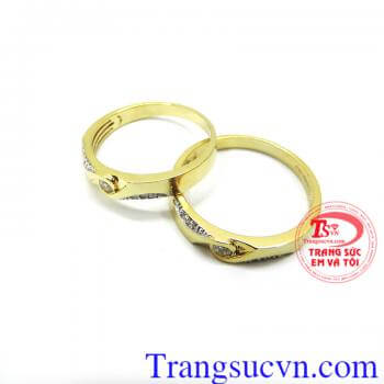 Nhân cưới vàng tây korea đẹp