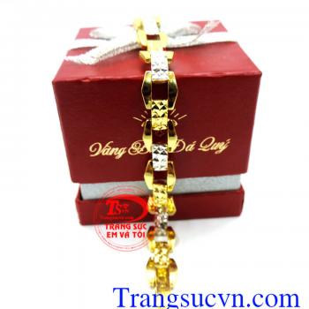 Chiếc lắc nữ vàng 10k đẹp. Lắc nữ vàng tây sang trọng