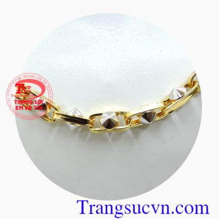 Dây chuyền nam vàng tây sang trọng, mạnh mẽ