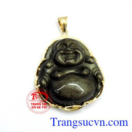 mặt di lặc tinh thể núi lửa phong cách, Mặt vàng di lặc tinh thể núi lửa