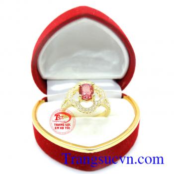 nhẫn vàng tây 18k nữ chuẩn chất lượng.