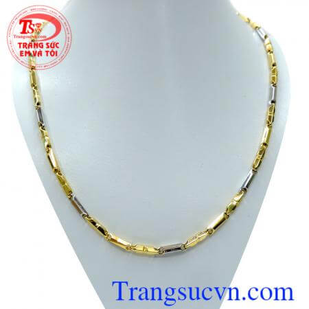 Dây chuyền nam vàng tây thời trang và phong cách