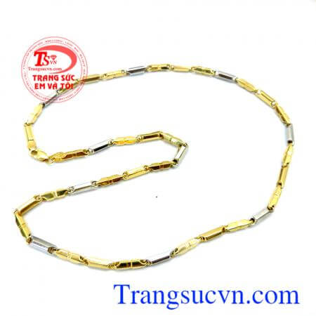 Dây chuyền nam vàng tây thời trang và phong cách