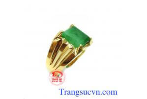 Nhẫn nam vàng, Đeo hợp thời trang, chất lượng vàng đảm đeo bền đẹp sáng bóng, tinh tế