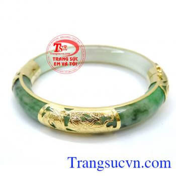 Vòng vàng thời trang ngọc