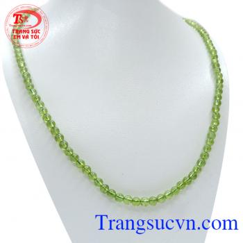 Dây chuyền đá peridot đẹp