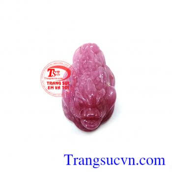 Thiền thừ đá ruby tài lộc