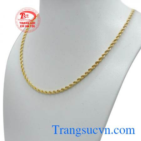 Dây chuyền nữ vàng tây sang trọng