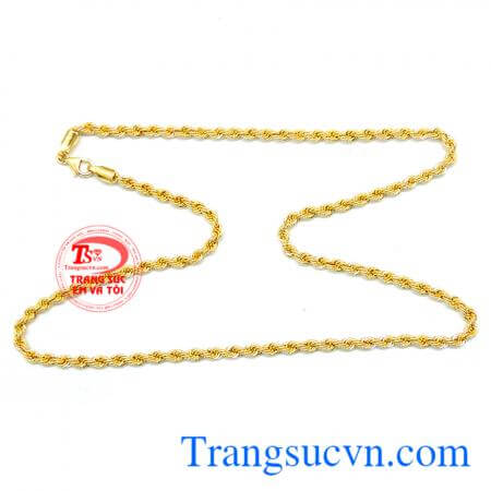 Dây chuyền vàng tây đẹp