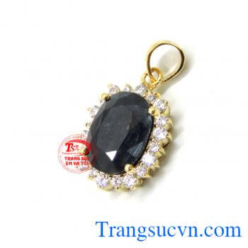 Mặt dây sapphire thiên nhiên TSVN đen kiểu mẫu đa dạng, tinh tế.