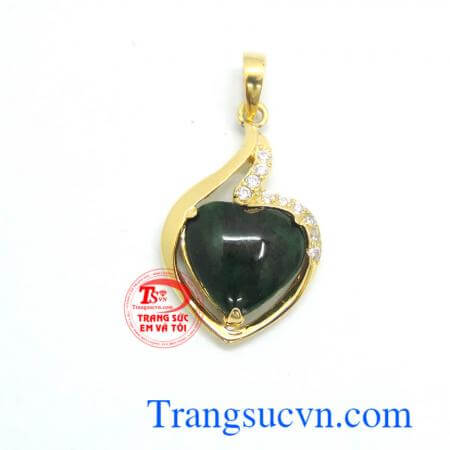 Mặt dây vàng + Ngọc cẩm thạch