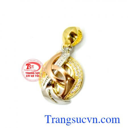 Mặt dây nữ vàng 18k