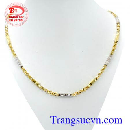 Dây chuyền nam vàng tây sang trọng, tinh tế