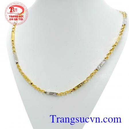 Dây chuyền nam vàng tây sang trọng, tinh tế