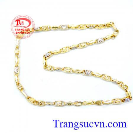 Dây chuyền mắt xích lịch lãm là sản phẩm tốt nhất cả về mẫu mã và chất lượng cho khách hàng