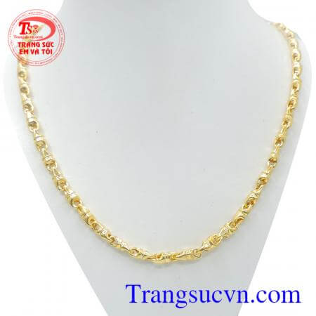 Dây chuyền vòng cổ vàng nam đẹp sang trọng quý phái đối với phái nam