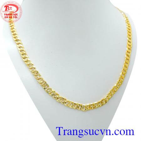 Dây chuyền nam cá tính mạnh mẽ đẹp sang trọng quý phái đối với phái nam, với kiểu dáng thiết kế dây chuyền sang trọng