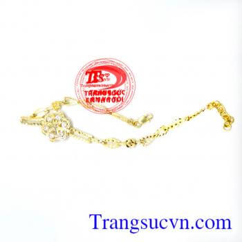 Lắc tay bông hoa đá quý