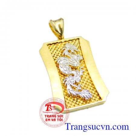 Mặt phù hợp đeo cùng dây chuyền vàng tây,