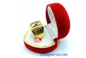 Nhẫn vàng tây hợp thời trang, nhẫn vàng tây đẹp