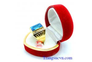 Nhẫn vàng tây hợp thời trang