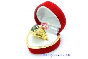 Nhẫn nam vàng tây đá giá rẻ