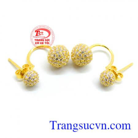 Hoa tai vàng tây kiểu đẹp chất lượng bán trên toàn quốc, bảo hành uy tín.