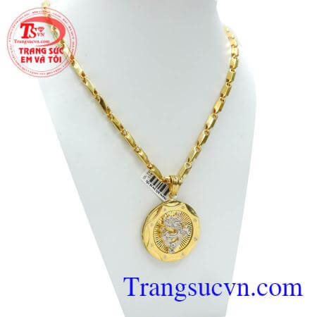 Bộ sản phẩm dây chuyền nam vàng 10k, Dây chuyền vàng nam.