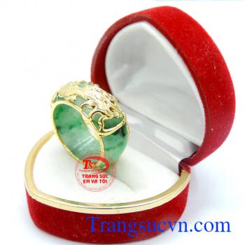 Ngọc cẩm thạch thiên nhiên, có giấy kiểm định đá quý