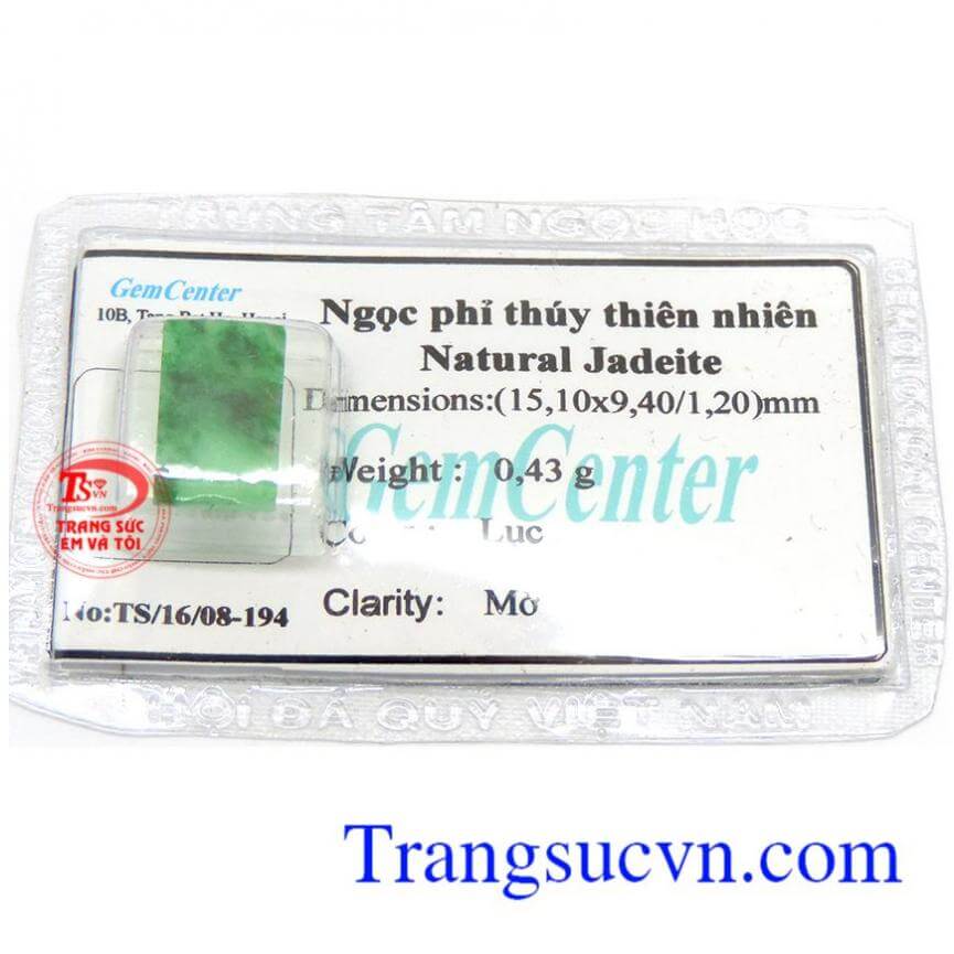 Mặt ngọc phỉ thúy ép vỉ