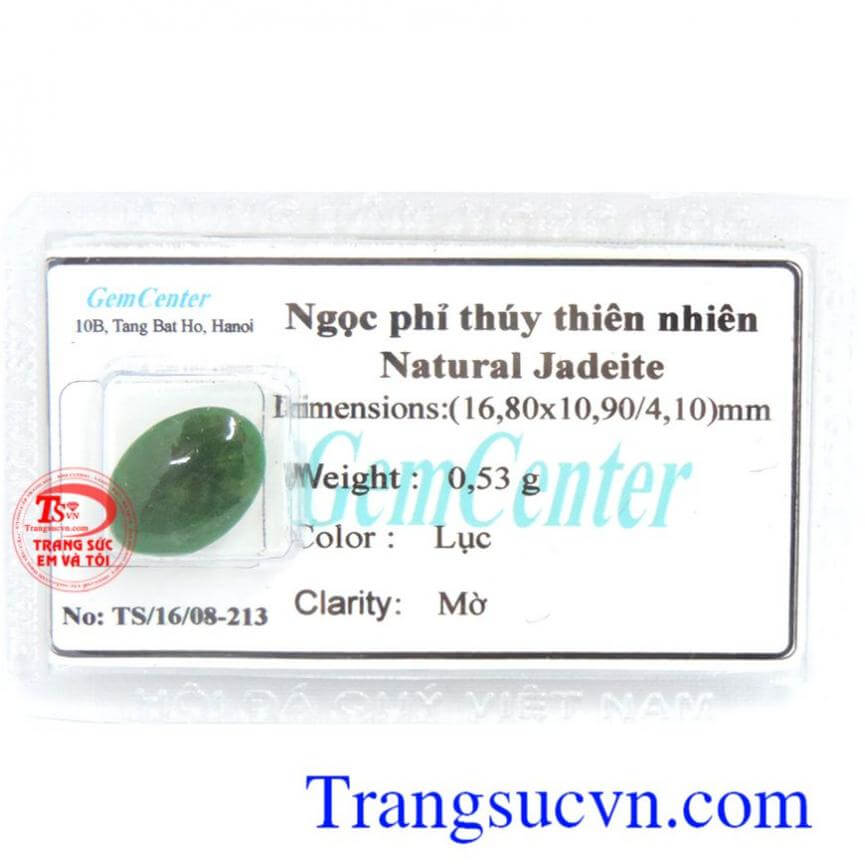 Mặt ngọc phì thúy tự nhiên TSVN