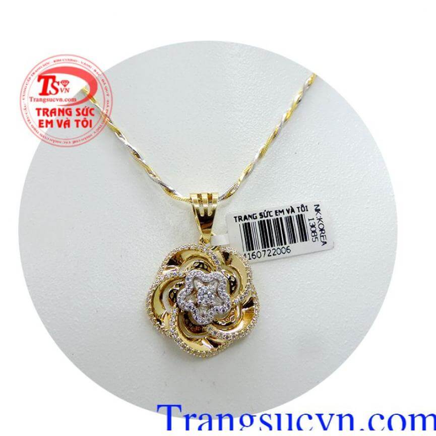 Dây chuyền vàng đeo mặt dây nữ