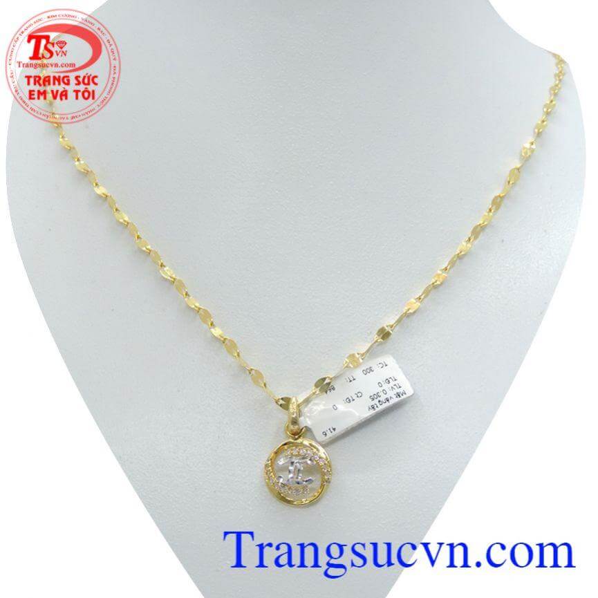 Bộ sản phẩm vàng tây dây chuyền