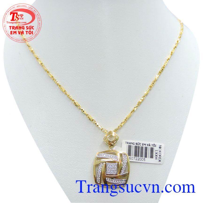 Nữ trang bộ vàng tây sang quý