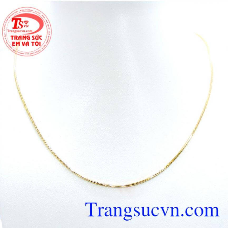 Dây chuyền vàng ý 10k sáng đẹp