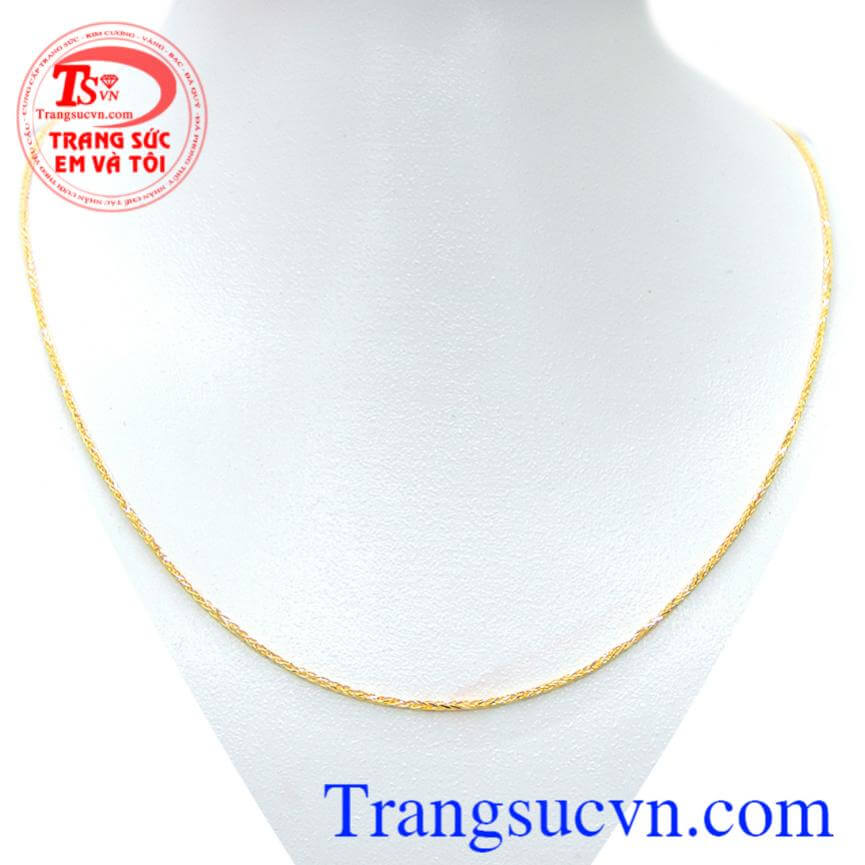 Dây chuyền nữ ý 10k bé xinh