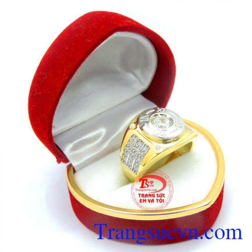 Nhẫn nam vàng 10k korea hàn quốc