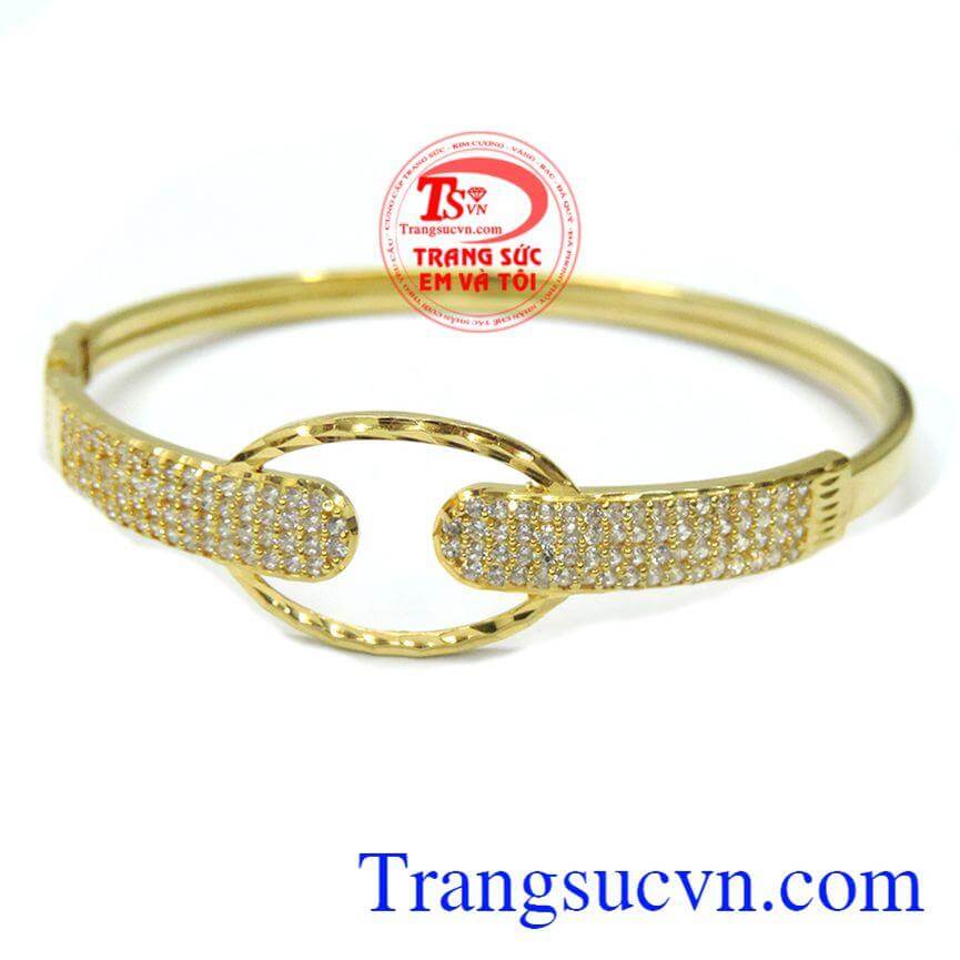 Vòng tay nữ vàng 10k nữ tính