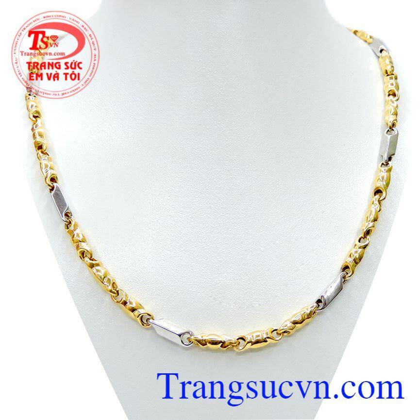 Dây chuyền vàng mạnh mẽ TSVN