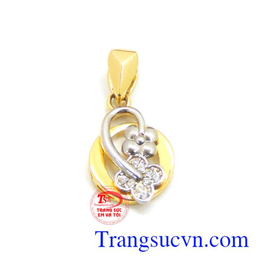 Mặt dây chuyền nữ vàng cá tính