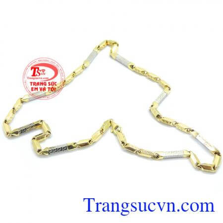 Dây chuyền nam vàng tây sang trọng