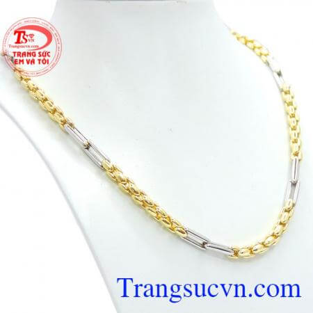 Dây chuyền nam vàng tây sang trọng